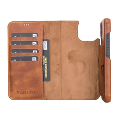 Florence RFID Blocking Leather Wallet Case for iPhone 13 Pro