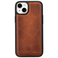 iphone 15 plus lucca leather phone case antique brown 01
