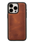iphone 15 pro max lucca leather phone case antique brown 02