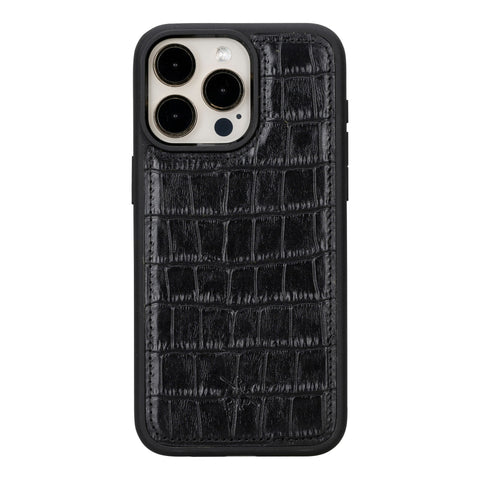 Funda de cuero Lucca Snap On para iPhone 15 Pro Max
