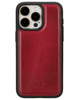iphone 15 pro max lucca leather phone case burnt red 02