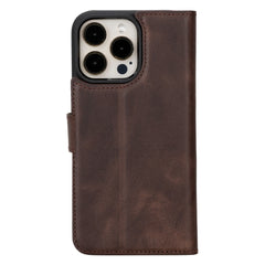 Funda tipo cartera de cuero desmontable con bloqueo RFID Ravenna para iPhone 15 Pro Max