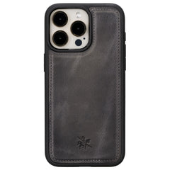 Funda de cuero Lucca Snap On para iPhone 15 Pro Max