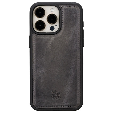 Funda de cuero Lucca Snap On para iPhone 15 Pro Max