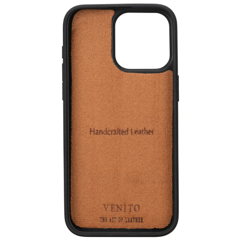 Funda de cuero Lucca Snap On para iPhone 15 Pro Max