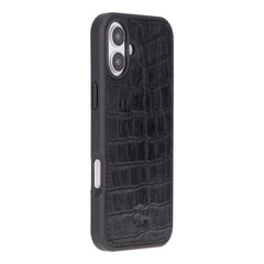 Funda de cuero Lucca Snap On para iPhone 15 Plus