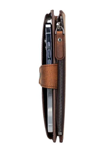 Lozan Crossbody Leather Wallet