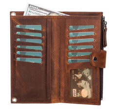 Lozan Crossbody Leather Wallet