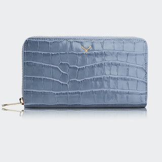 5110 Women Large Leather Wallet With Triple Compartments