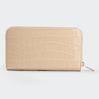 5110 Women Large Leather Wallet With Triple Compartments
