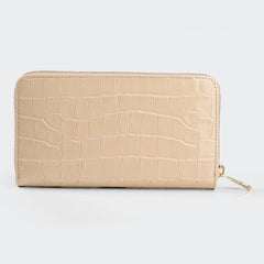 5110 Women Large Leather Wallet With Triple Compartments