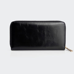 5111 Women Large Leather Wallet With Dual Compartments