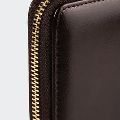 5111 Women Large Leather Wallet With Dual Compartments