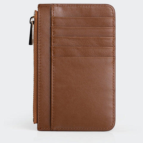 5507 Women Leather Card Holder With Zipper