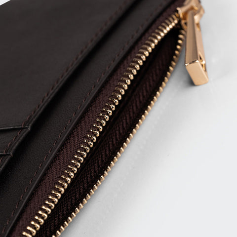 5507 Women Leather Card Holder With Zipper