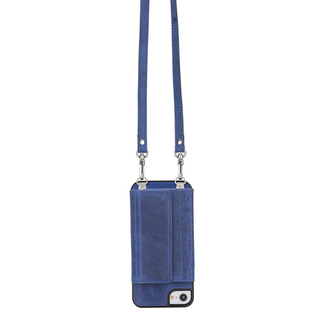 Funda tipo cartera tipo billetera de cuero Bergamo para iPhone SE 2020 - SE 2022