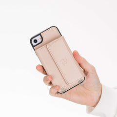 Bergamo Leather Crossbody Wallet Case for iPhone SE 2020 - SE 2022