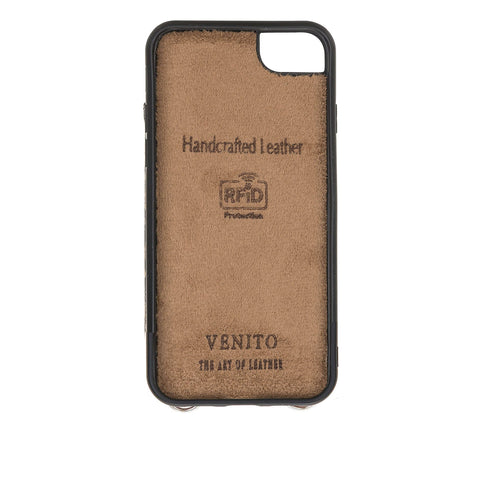 Funda tipo cartera tipo billetera de cuero Bergamo para iPhone SE 2020 - SE 2022