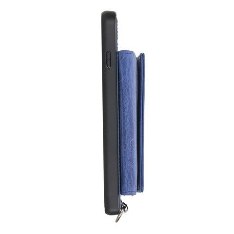 Funda tipo cartera tipo billetera de cuero Bergamo para iPhone SE 2020 - SE 2022