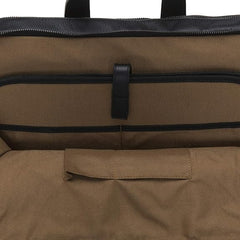 Milan Leather Messenger Laptop Bag for Men and Women