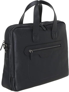 Milan Leather Messenger Laptop Bag for Men and Women