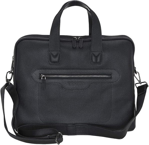 Milan Leather Messenger Laptop Bag for Men and Women
