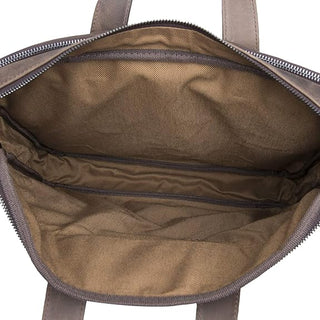 Milan Leather Messenger Laptop Bag for Men and Women