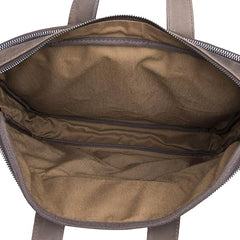 Milan Leather Messenger Laptop Bag for Men and Women