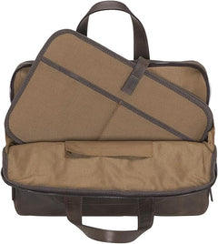 Milan Leather Messenger Laptop Bag for Men and Women