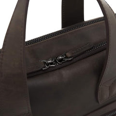 Milan Leather Messenger Laptop Bag for Men and Women