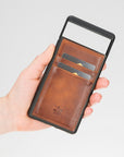 Funda tipo billetera de cuero Capri Snap On para Google Pixel 7