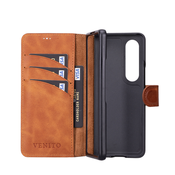 Funda tipo billetera de cuero Trieste para Samsung Galaxy Z Fold 4