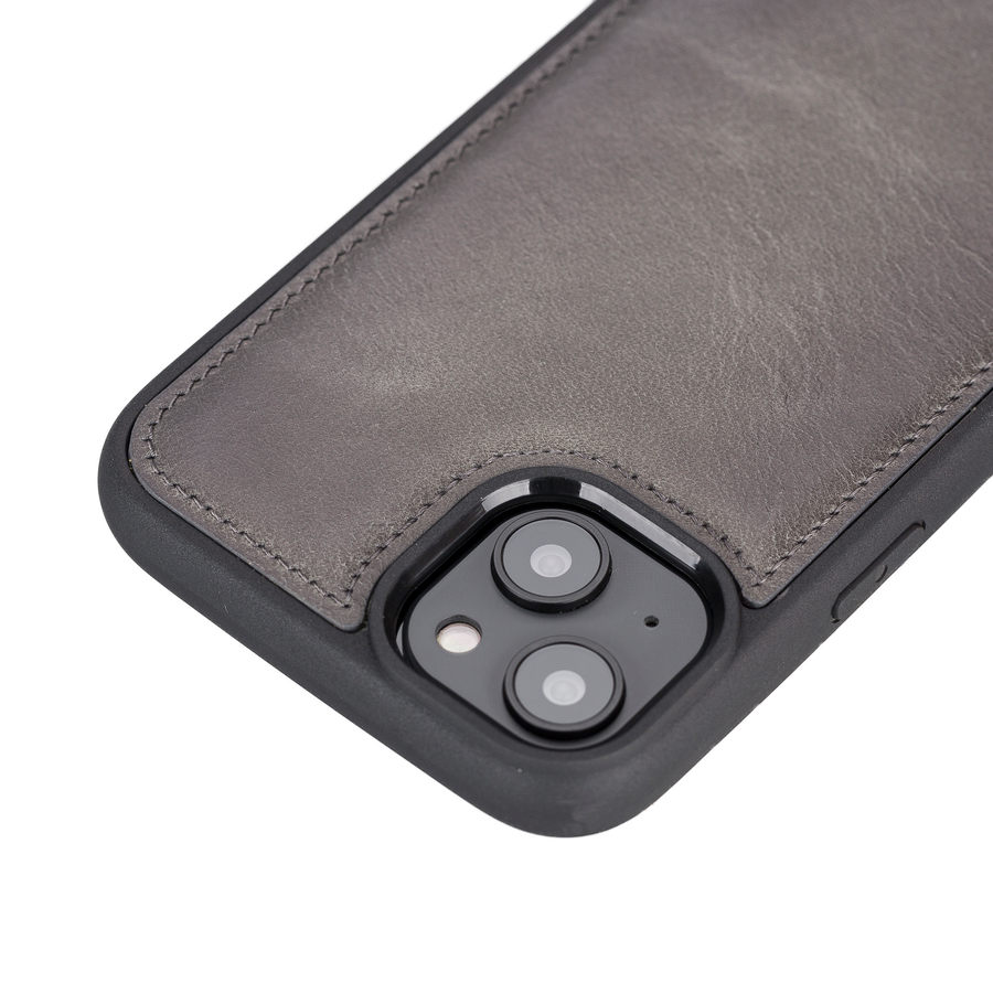 Lucca Snap On Leather Case for iPhone 14 Plus