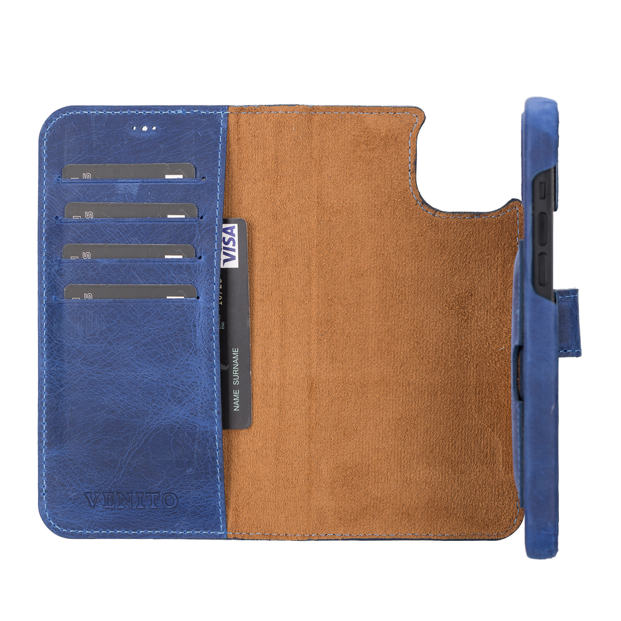 Florence RFID Blocking Leather Wallet Case for iPhone 14 Plus