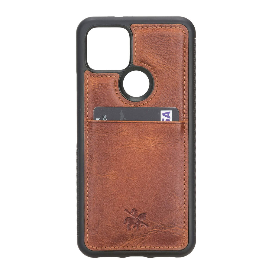 Capri Snap On Leather Wallet Case for Google Pixel 5