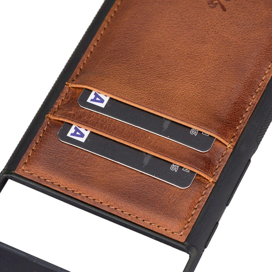 Capri Snap On Leather Wallet Case for Google Pixel 6 Pro