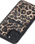 Luxury Leopard Print Leather iPhone 11 Pro Back Cover Case with Card Holder - Venito – 3