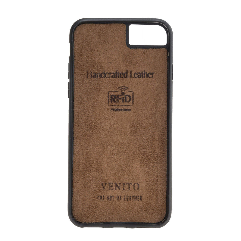Luxury Brown Leather iPhone 6 Back Cover Case with Card Holder - Venito – 4