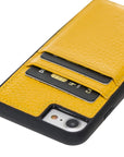 Luxury Yellow Leather iPhone 6 Back Cover Case with Card Holder - Venito – 3