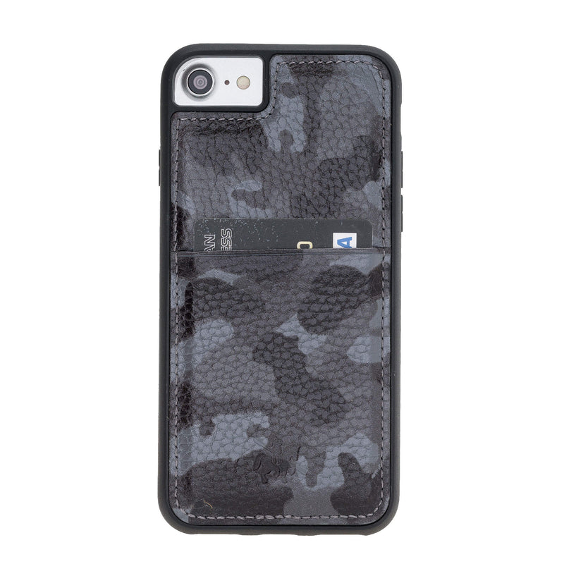 Luxury Camouflage Leather iPhone 6S Back Cover Case with Card Holder - Venito – 1