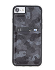 Luxury Camouflage Leather iPhone 7 Back Cover Case with Card Holder - Venito – 1