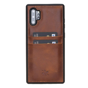 Funda tipo billetera de cuero Capri Snap On para Samsung Galaxy Note 10 Plus