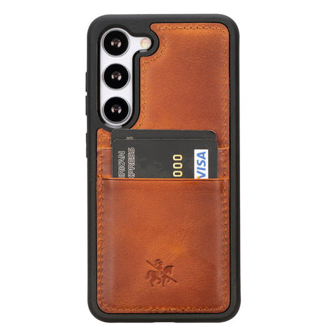 Capri Snap On Leather Wallet Case for Samsung Galaxy S23