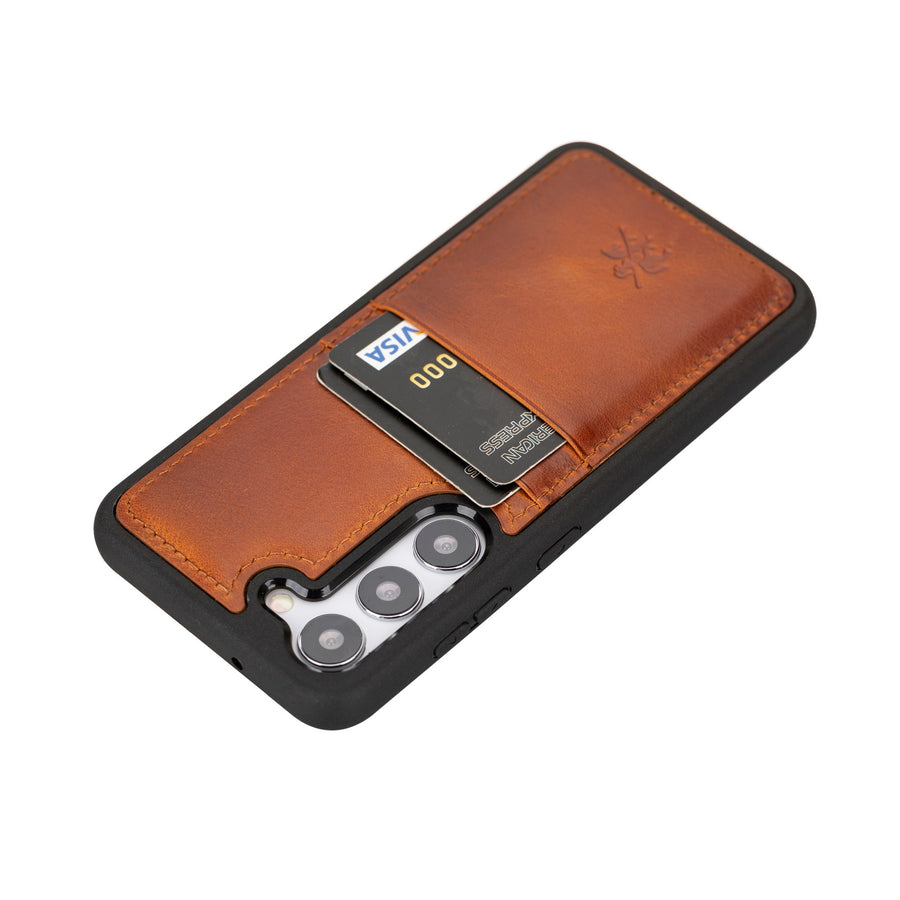 Capri Snap On Leather Wallet Case for Samsung Galaxy S23