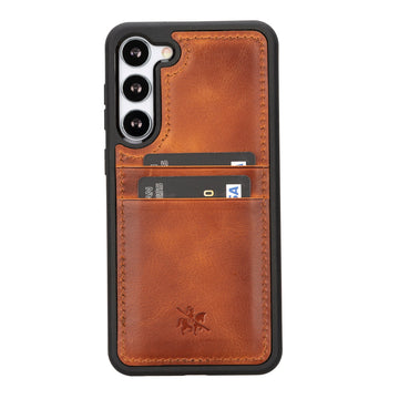 Funda tipo billetera de cuero Capri Snap On para Samsung Galaxy S23 Plus