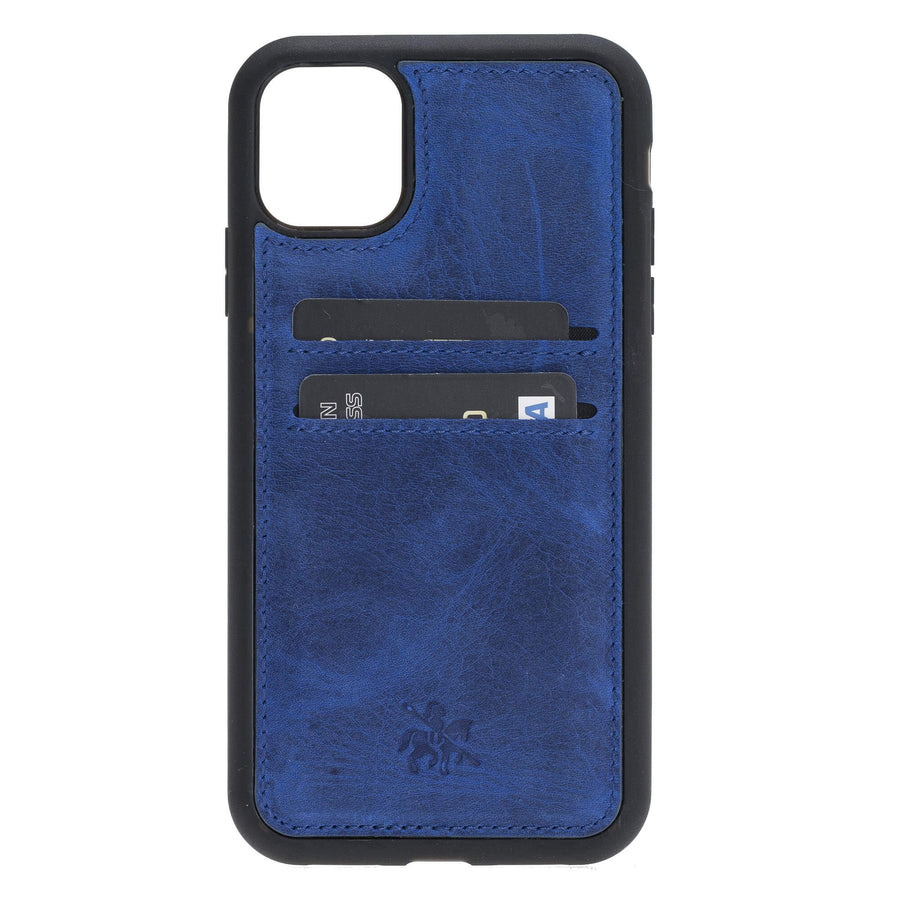 Funda tipo billetera de cuero Cosa Snap On para iPhone 11