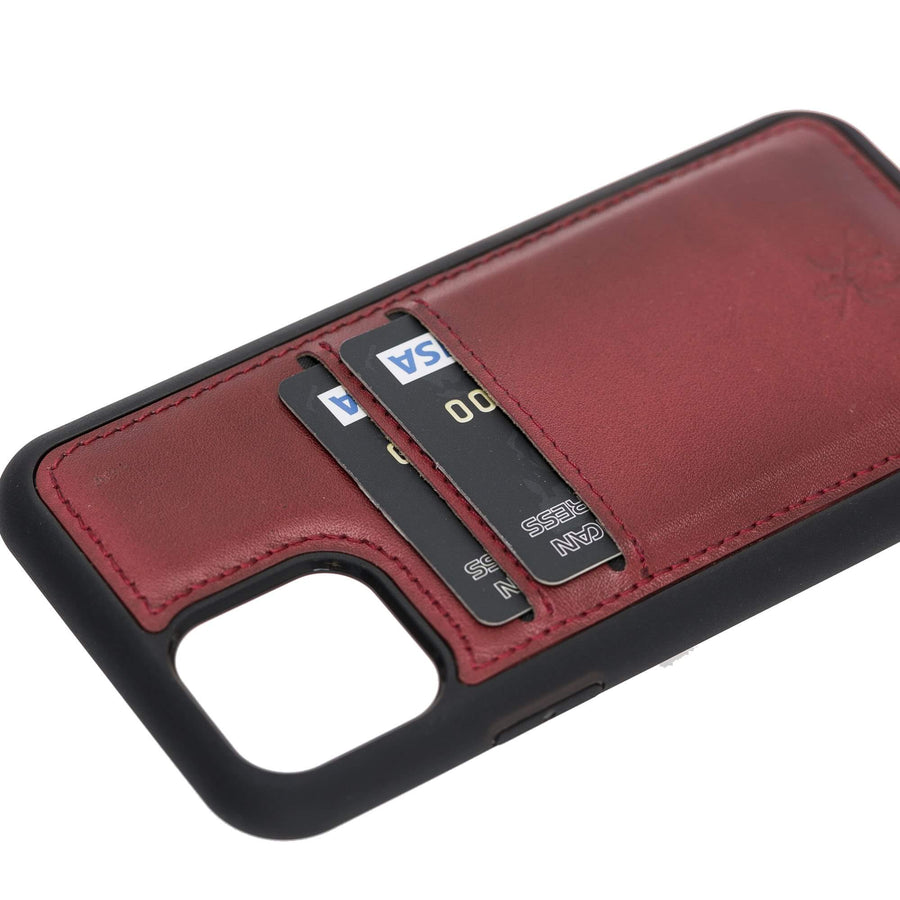 Cosa Snap On Leather Wallet Case for iPhone 11