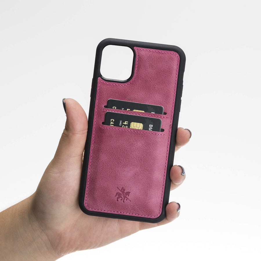 Funda tipo billetera de cuero Cosa Snap On para iPhone 11 Pro Max
