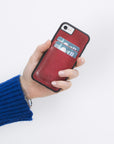 Funda tipo billetera de cuero Cosa Snap On para iPhone 6
