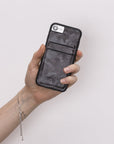 Funda tipo billetera de cuero Cosa Snap On para iPhone 6
